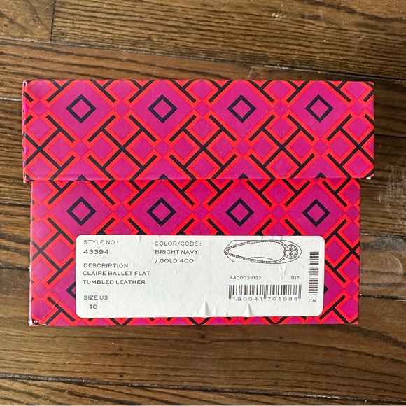 Tory Burch Claire Ballet Flat in Bright Navy - Picture 3 of 11